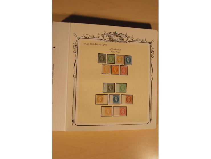1864/69, reichhaltige ungebrauchte und gestempelte Sammlung, spezialisiert gesammelt mit Einheiten, Umdruckblock-Rekonstrukti