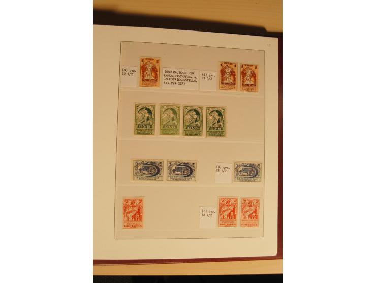 1857/1941, postfrische, ungebrauchte und gestempelte Sammlung, meist in beiden Erhaltungen und oft mehrfach gesammelt mit u.a