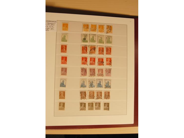 1857/1941, postfrische, ungebrauchte und gestempelte Sammlung, meist in beiden Erhaltungen und oft mehrfach gesammelt mit u.a