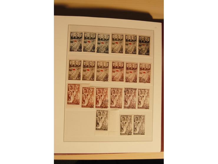 1857/1941, postfrische, ungebrauchte und gestempelte Sammlung, meist in beiden Erhaltungen und oft mehrfach gesammelt mit u.a