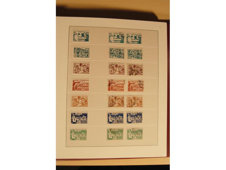 1857/1941, postfrische, ungebrauchte und gestempelte Sammlung, meist in beiden Erhaltungen und oft mehrfach gesammelt mit u.a