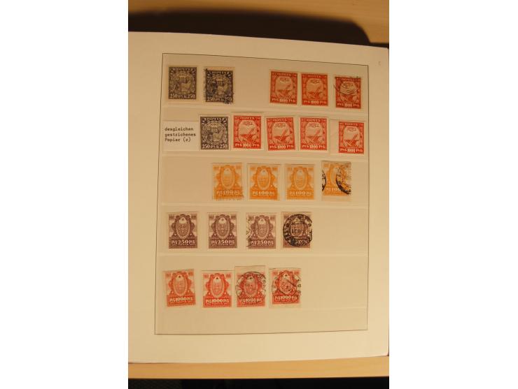 1857/1941, postfrische, ungebrauchte und gestempelte Sammlung, meist in beiden Erhaltungen und oft mehrfach gesammelt mit u.a