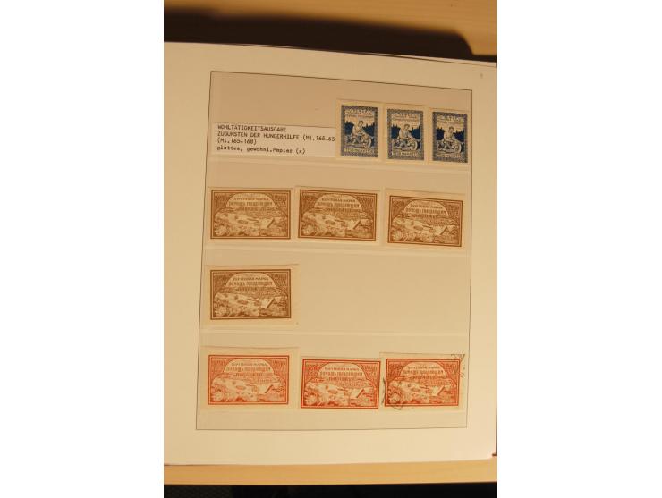 1857/1941, postfrische, ungebrauchte und gestempelte Sammlung, meist in beiden Erhaltungen und oft mehrfach gesammelt mit u.a