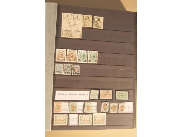 1857/2008, postfrische, ungebrauchte und gestempelte umfangreiche Sammlung mit u.a. Mi.-Nr. 1, 3y, 4y, 38, 39, 168y, 527, Bl.