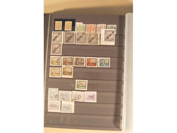 1857/2008, postfrische, ungebrauchte und gestempelte umfangreiche Sammlung mit u.a. Mi.-Nr. 1, 3y, 4y, 38, 39, 168y, 527, Bl.