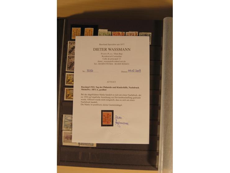 1857/2008, postfrische, ungebrauchte und gestempelte umfangreiche Sammlung mit u.a. Mi.-Nr. 1, 3y, 4y, 38, 39, 168y, 527, Bl.