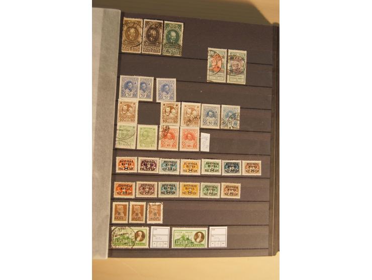1857/2008, postfrische, ungebrauchte und gestempelte umfangreiche Sammlung mit u.a. Mi.-Nr. 1, 3y, 4y, 38, 39, 168y, 527, Bl.
