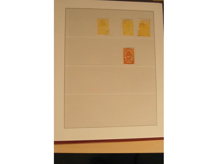 1862/1923, ungebrauchte und gestempelte Sammlung mit Armeeposten, Lokalausgaben, Wenden, Post auf Kreta, Post in China etc., 