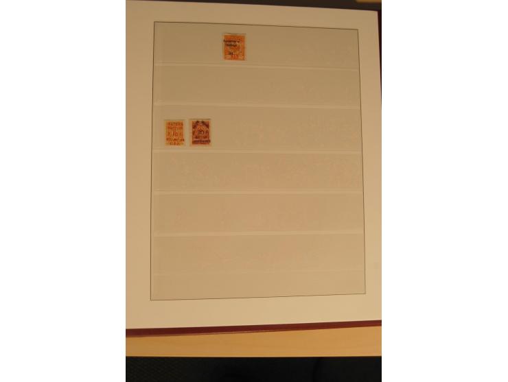 1862/1923, ungebrauchte und gestempelte Sammlung mit Armeeposten, Lokalausgaben, Wenden, Post auf Kreta, Post in China etc., 