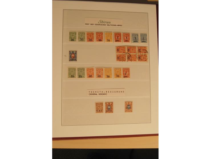 1862/1923, ungebrauchte und gestempelte Sammlung mit Armeeposten, Lokalausgaben, Wenden, Post auf Kreta, Post in China etc., 