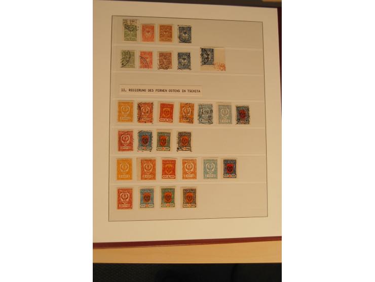1862/1923, ungebrauchte und gestempelte Sammlung mit Armeeposten, Lokalausgaben, Wenden, Post auf Kreta, Post in China etc., 
