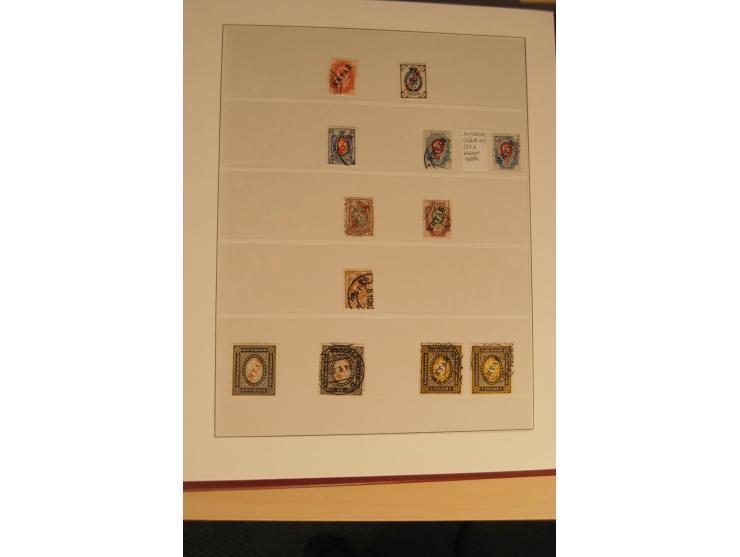 1862/1923, ungebrauchte und gestempelte Sammlung mit Armeeposten, Lokalausgaben, Wenden, Post auf Kreta, Post in China etc., 