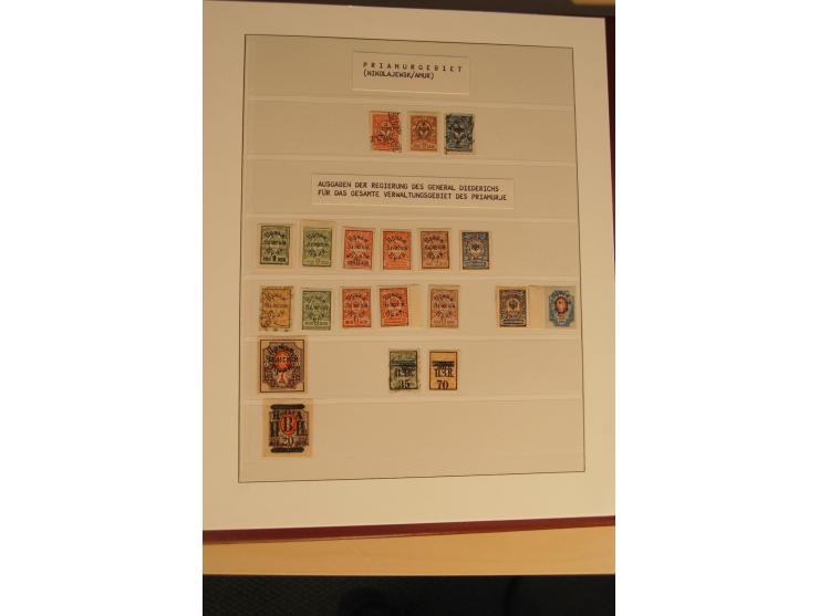 1862/1923, ungebrauchte und gestempelte Sammlung mit Armeeposten, Lokalausgaben, Wenden, Post auf Kreta, Post in China etc., 