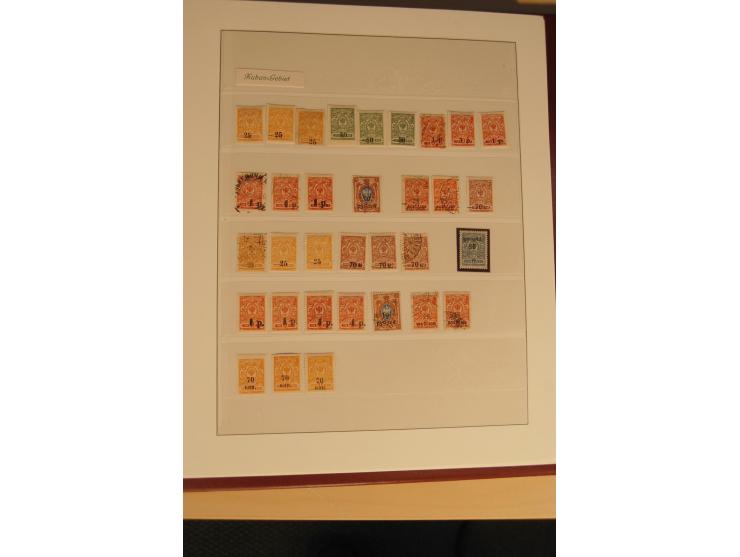 1862/1923, ungebrauchte und gestempelte Sammlung mit Armeeposten, Lokalausgaben, Wenden, Post auf Kreta, Post in China etc., 