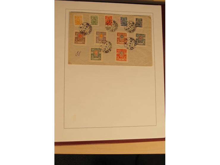 1862/1923, ungebrauchte und gestempelte Sammlung mit Armeeposten, Lokalausgaben, Wenden, Post auf Kreta, Post in China etc., 