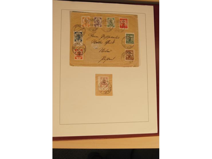 1862/1923, ungebrauchte und gestempelte Sammlung mit Armeeposten, Lokalausgaben, Wenden, Post auf Kreta, Post in China etc., 