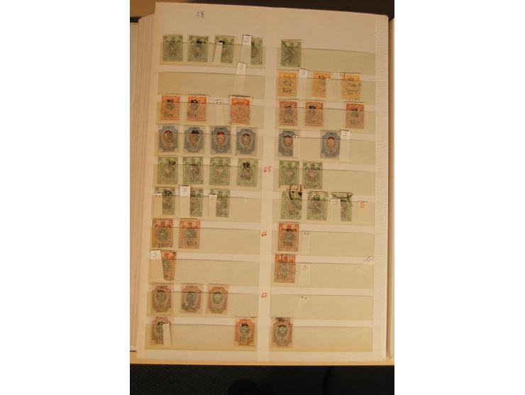 1866/1923 (ca.), postfrischer, ungebrauchter und gestempelter Posten mit hunderten von Marken, dabei besonders Kaukasische St
