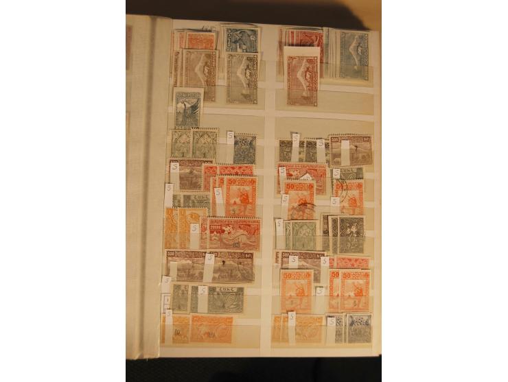 1866/1923 (ca.), postfrischer, ungebrauchter und gestempelter Posten mit hunderten von Marken, dabei besonders Kaukasische St
