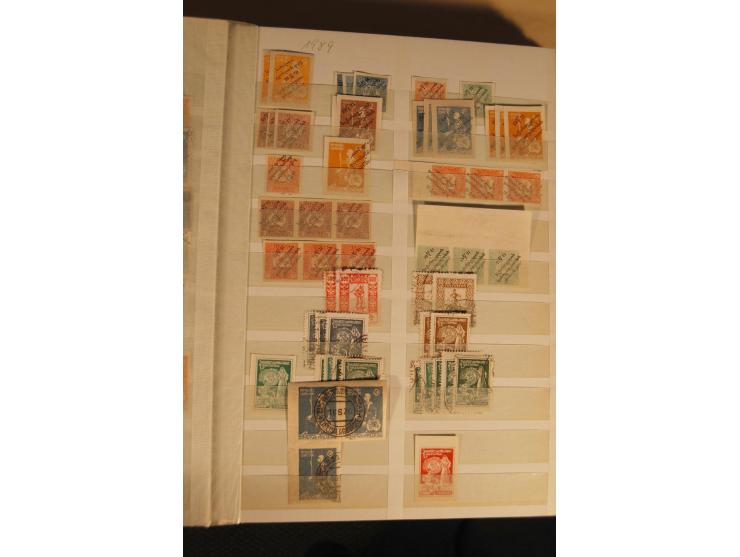 1866/1923 (ca.), postfrischer, ungebrauchter und gestempelter Posten mit hunderten von Marken, dabei besonders Kaukasische St