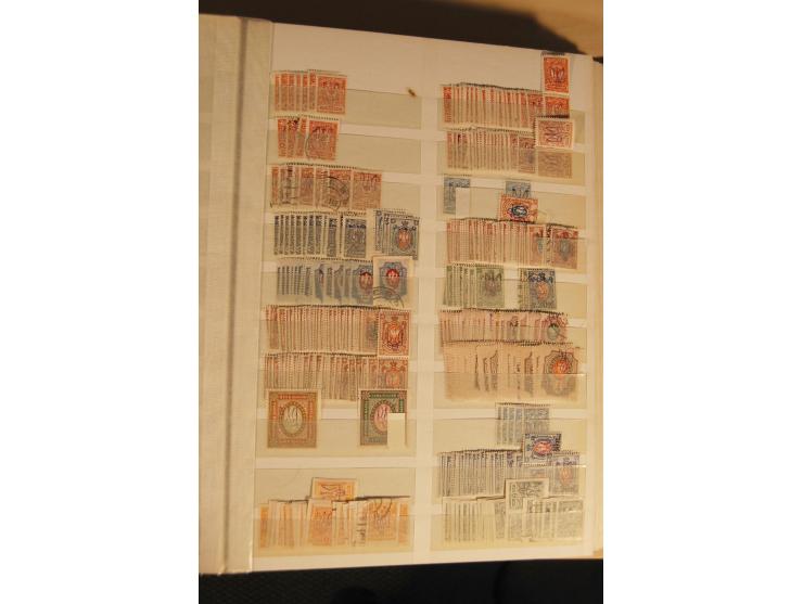 1866/1923 (ca.), postfrischer, ungebrauchter und gestempelter Posten mit hunderten von Marken, dabei besonders Kaukasische St