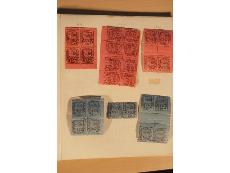 Kungur bis Ostrogoshsk, sehr interessante und reichhaltige ungebrauchte und gestempelte Sammlung, dabei umfangreich Lebedjan 