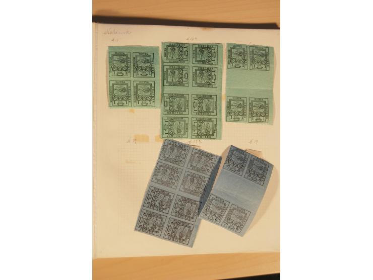 Kungur bis Ostrogoshsk, sehr interessante und reichhaltige ungebrauchte und gestempelte Sammlung, dabei umfangreich Lebedjan 