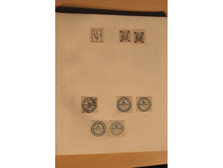 Kungur bis Ostrogoshsk, sehr interessante und reichhaltige ungebrauchte und gestempelte Sammlung, dabei umfangreich Lebedjan 