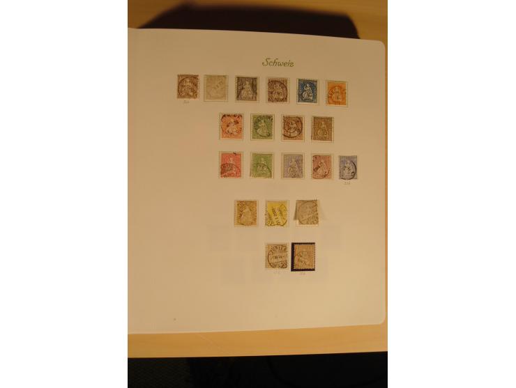 1850/1976, fast ausschließlich gestempelte und in den Hauptnummern nahezu kpl. Sammlung mit guten Strubelis und zusätzlich 20