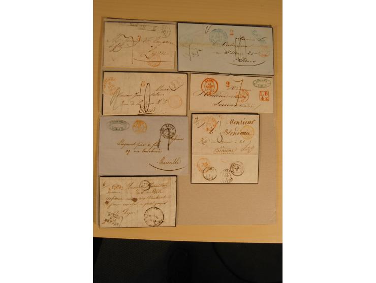 1798/1860 (ca.), rd. 120 Vorphila- bzw. unfrankierte Briefe, dabei viele Transitbriefe, Routen-Stempel etc., teils  beschrieb
