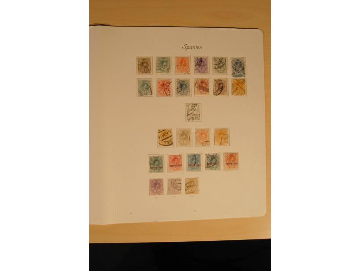 1850/1920, gestempelte Sammlung inkl. einiger Briefe mit vielen besseren Ausgaben dabei u.a. Mi.-Nr. 2-3, 7, 9, 15-16, 22, 46