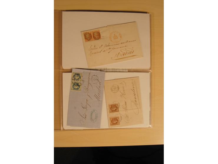 1850/1920, gestempelte Sammlung inkl. einiger Briefe mit vielen besseren Ausgaben dabei u.a. Mi.-Nr. 2-3, 7, 9, 15-16, 22, 46