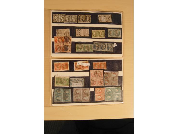 1850/1920, gestempelte Sammlung inkl. einiger Briefe mit vielen besseren Ausgaben dabei u.a. Mi.-Nr. 2-3, 7, 9, 15-16, 22, 46