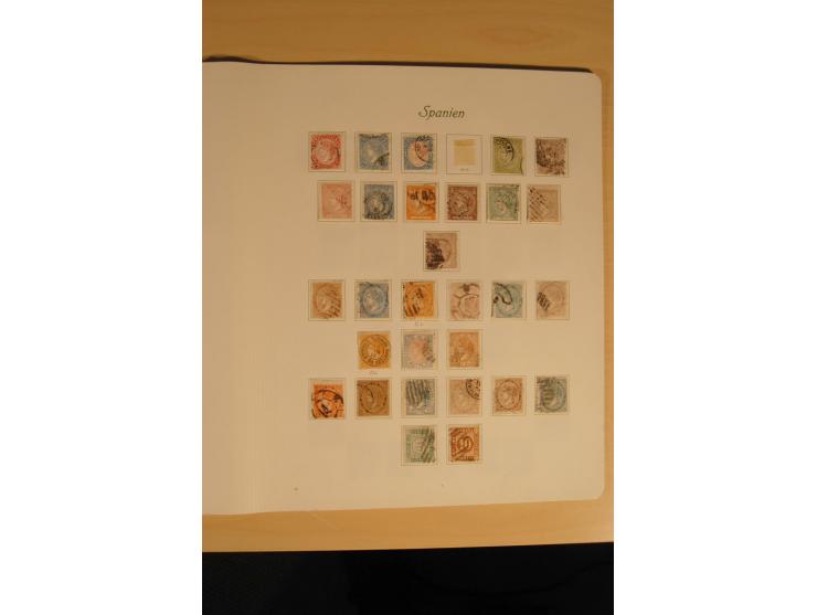 1850/1920, gestempelte Sammlung inkl. einiger Briefe mit vielen besseren Ausgaben dabei u.a. Mi.-Nr. 2-3, 7, 9, 15-16, 22, 46