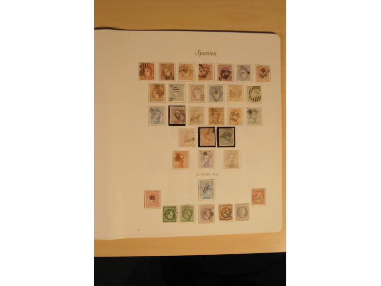 1850/1920, gestempelte Sammlung inkl. einiger Briefe mit vielen besseren Ausgaben dabei u.a. Mi.-Nr. 2-3, 7, 9, 15-16, 22, 46