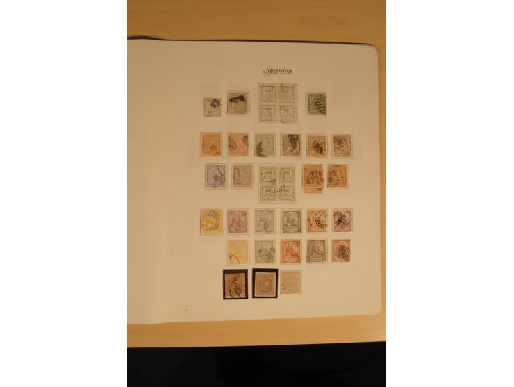 1850/1920, gestempelte Sammlung inkl. einiger Briefe mit vielen besseren Ausgaben dabei u.a. Mi.-Nr. 2-3, 7, 9, 15-16, 22, 46