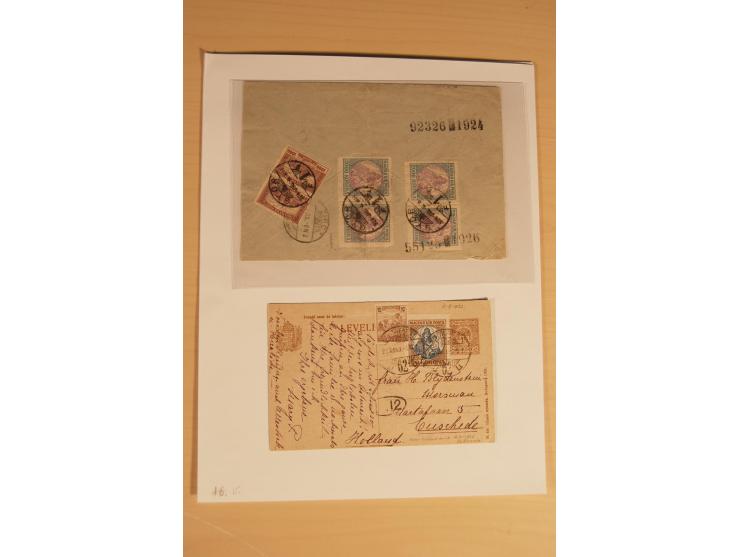 1921/26, Madonna 50-10000 Kr., Spezialsammlung mit 50 Kr., Erst-Probedruck in schwarz, 200-10000 Kr. ungezähnt, Verzähnungen,