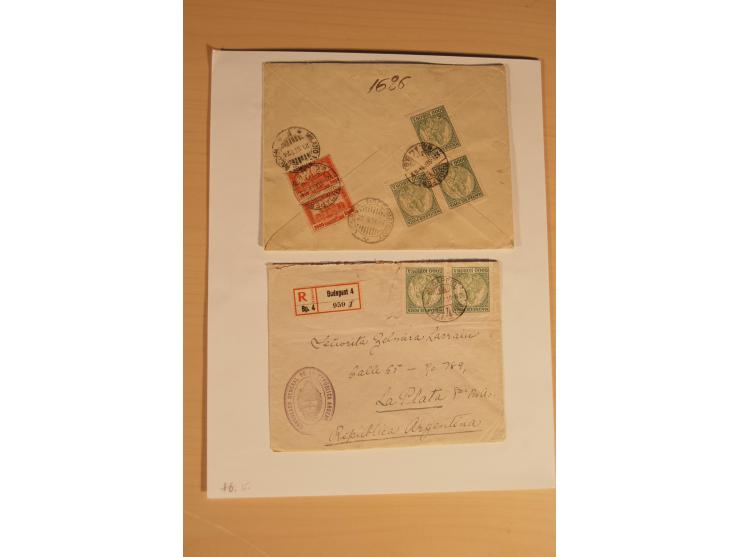 1921/26, Madonna 50-10000 Kr., Spezialsammlung mit 50 Kr., Erst-Probedruck in schwarz, 200-10000 Kr. ungezähnt, Verzähnungen,