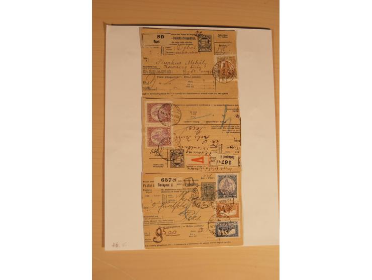 1921/26, Madonna 50-10000 Kr., Spezialsammlung mit 50 Kr., Erst-Probedruck in schwarz, 200-10000 Kr. ungezähnt, Verzähnungen,