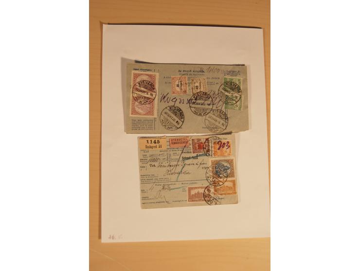 1921/26, Madonna 50-10000 Kr., Spezialsammlung mit 50 Kr., Erst-Probedruck in schwarz, 200-10000 Kr. ungezähnt, Verzähnungen,