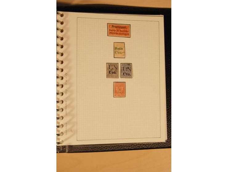 1859/1930 (ca.), ungebrauchte und gestempelte Sammlung mit Gebieten in 3 kleinen Ordnern, dabei bessere frühe Werte in zum Te