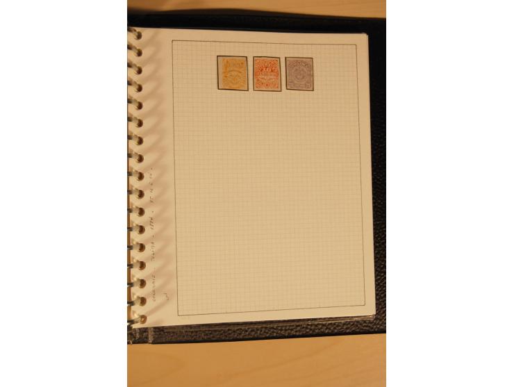 1859/1930 (ca.), ungebrauchte und gestempelte Sammlung mit Gebieten in 3 kleinen Ordnern, dabei bessere frühe Werte in zum Te