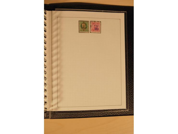 1859/1930 (ca.), ungebrauchte und gestempelte Sammlung mit Gebieten in 3 kleinen Ordnern, dabei bessere frühe Werte in zum Te