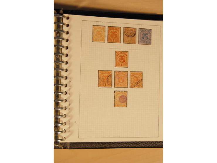 1859/1930 (ca.), ungebrauchte und gestempelte Sammlung mit Gebieten in 3 kleinen Ordnern, dabei bessere frühe Werte in zum Te