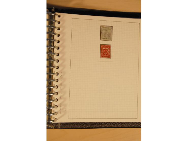 1859/1930 (ca.), ungebrauchte und gestempelte Sammlung mit Gebieten in 3 kleinen Ordnern, dabei bessere frühe Werte in zum Te