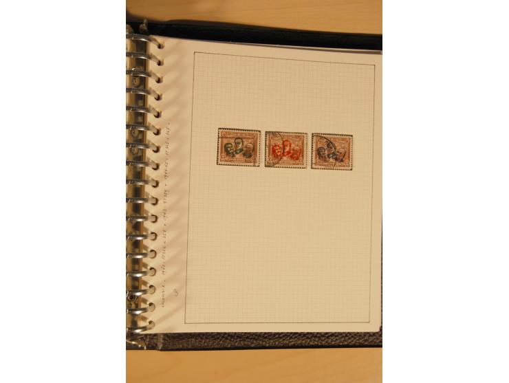1859/1930 (ca.), ungebrauchte und gestempelte Sammlung mit Gebieten in 3 kleinen Ordnern, dabei bessere frühe Werte in zum Te