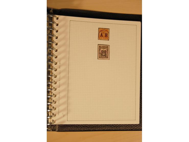 1859/1930 (ca.), ungebrauchte und gestempelte Sammlung mit Gebieten in 3 kleinen Ordnern, dabei bessere frühe Werte in zum Te