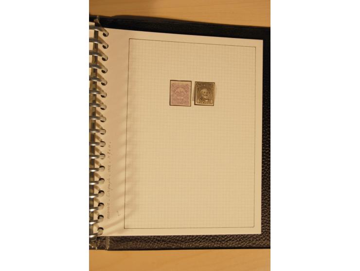 1859/1930 (ca.), ungebrauchte und gestempelte Sammlung mit Gebieten in 3 kleinen Ordnern, dabei bessere frühe Werte in zum Te