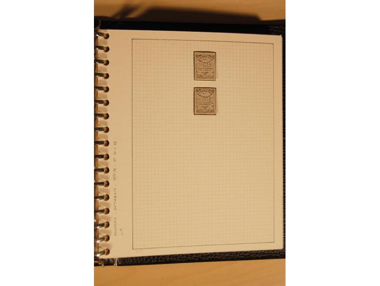 1859/1930 (ca.), ungebrauchte und gestempelte Sammlung mit Gebieten in 3 kleinen Ordnern, dabei bessere frühe Werte in zum Te