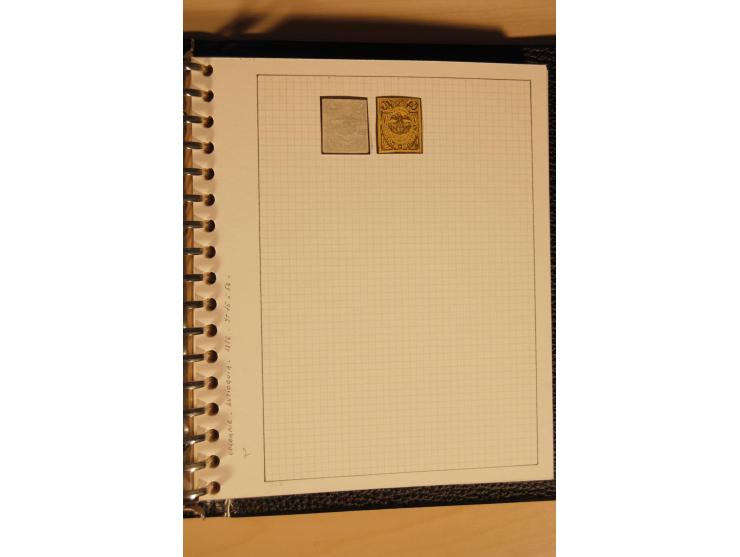 1859/1930 (ca.), ungebrauchte und gestempelte Sammlung mit Gebieten in 3 kleinen Ordnern, dabei bessere frühe Werte in zum Te