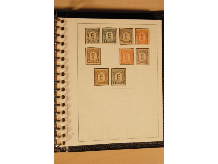1859/1930 (ca.), ungebrauchte und gestempelte Sammlung mit Gebieten in 3 kleinen Ordnern, dabei bessere frühe Werte in zum Te
